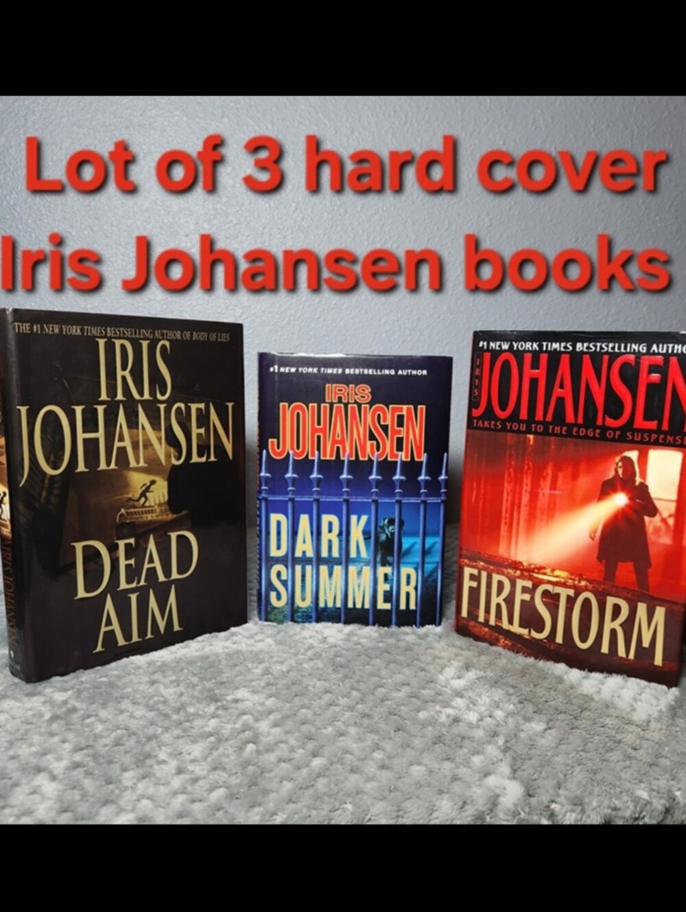 Hardcover Books by Iris Johansen - Bundle of 3